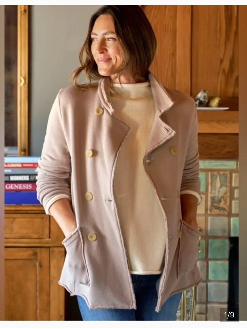 Frank And Eileen BELFAST biscotti taupe Triple Fleece